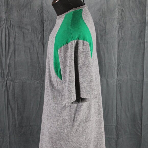 Saskatchewan Roughriders Shrit (VTG) - Logo with Green Sleeves - Men's Large - Picture 4 of 7